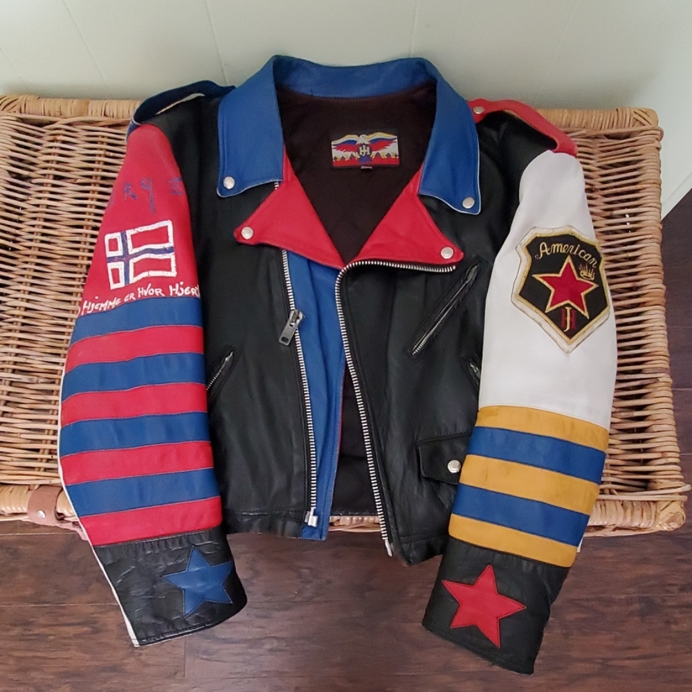 Custom Vintage 1980's Fine Leather Jacket